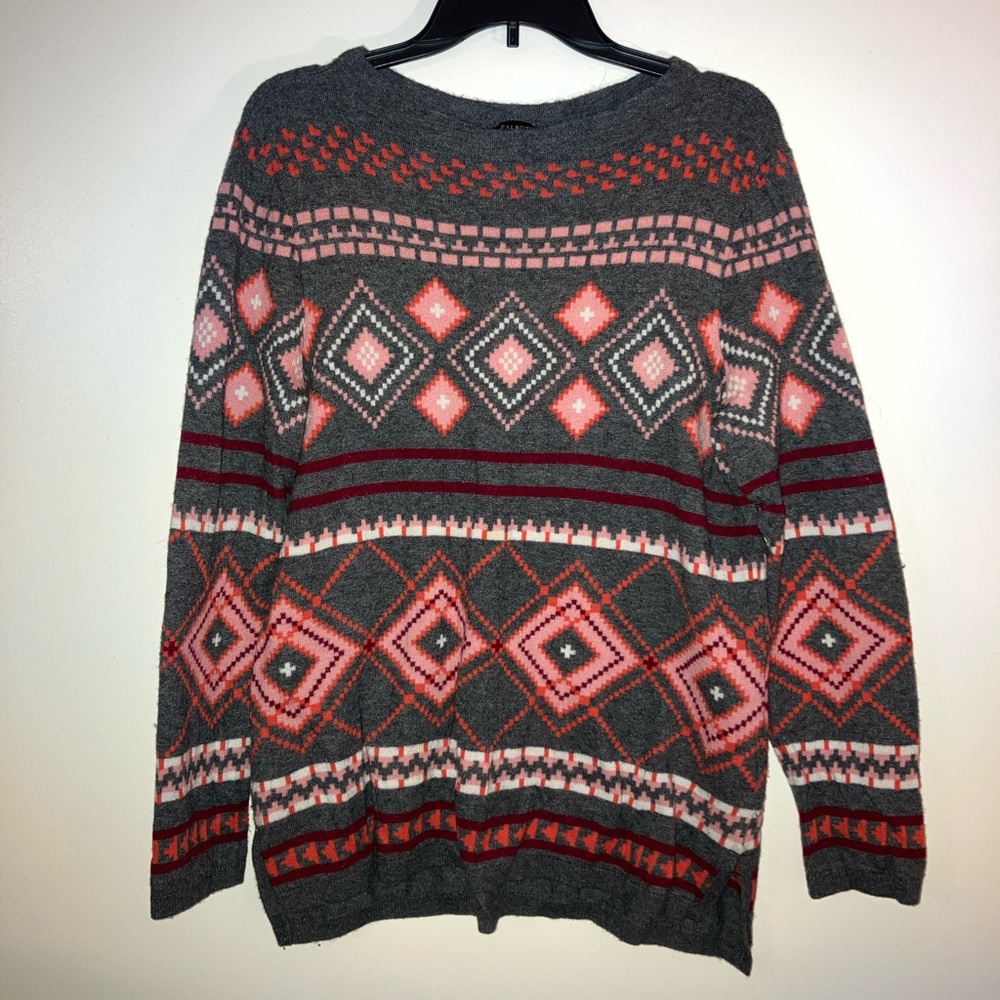 EUC Talbots large L boat neck warm winter sweater